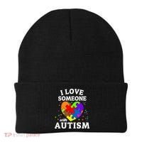 I Love Someone With Autism Love Someone Beanie thumb 0