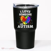 I Love Someone With Autism Love Someone Tumbler thumb 0