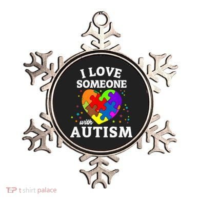 I Love Someone With Autism Love Someone Ornament