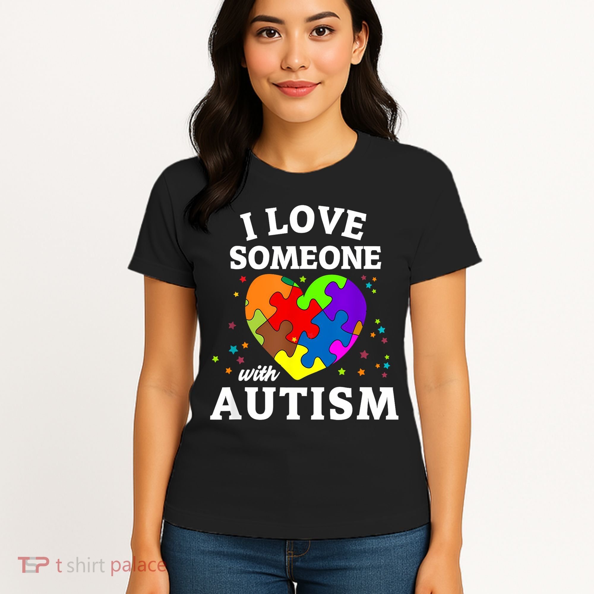 I Love Someone With Autism Love Someone Women's T-Shirt
