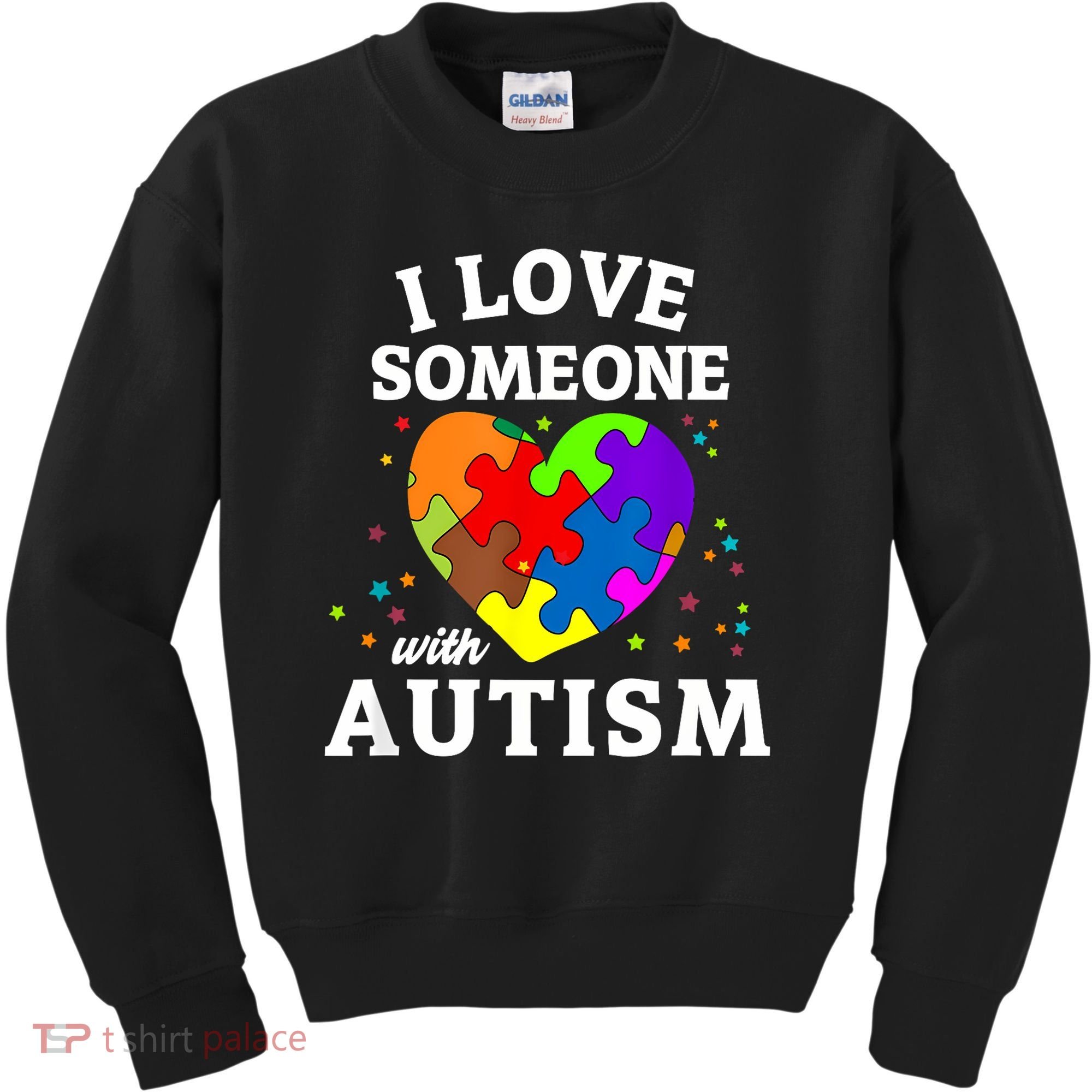 I Love Someone With Autism Love Someone Kids Sweatshirt