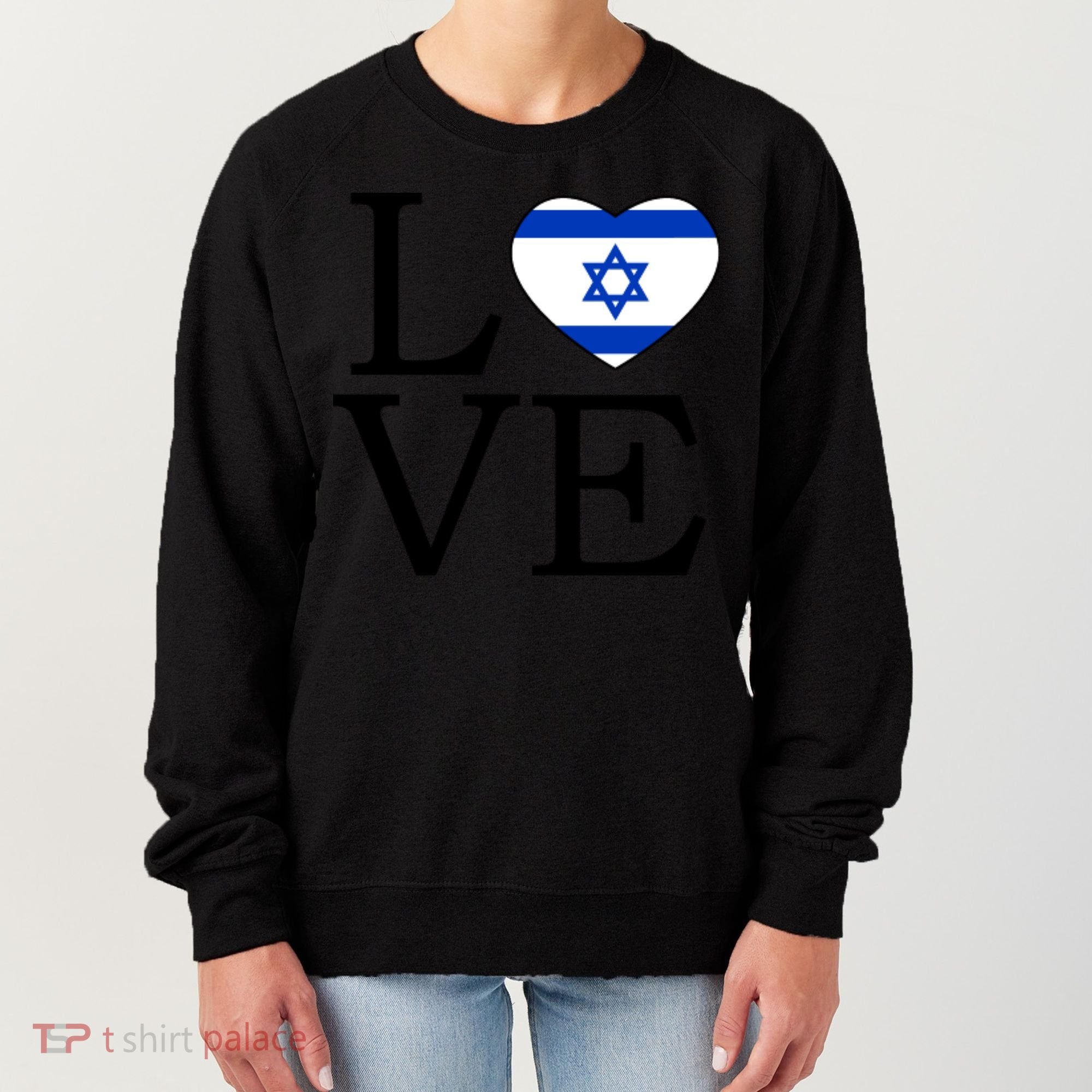 Israel Love Stand With Israel Women's Sweatshirt