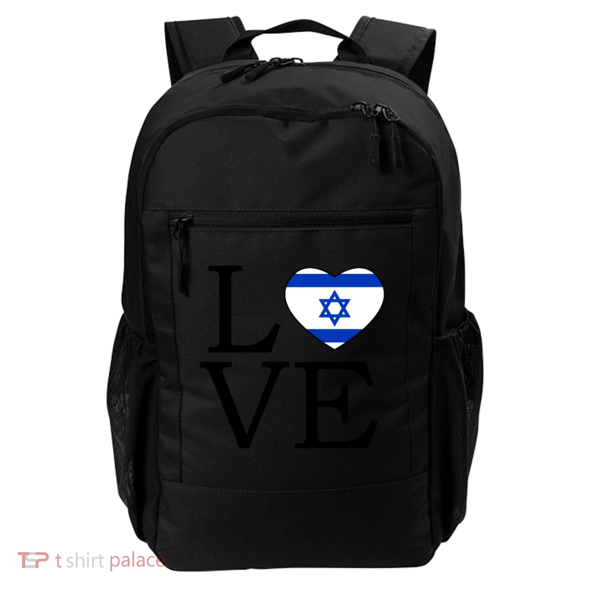 Israel Love Stand With Israel Backpack