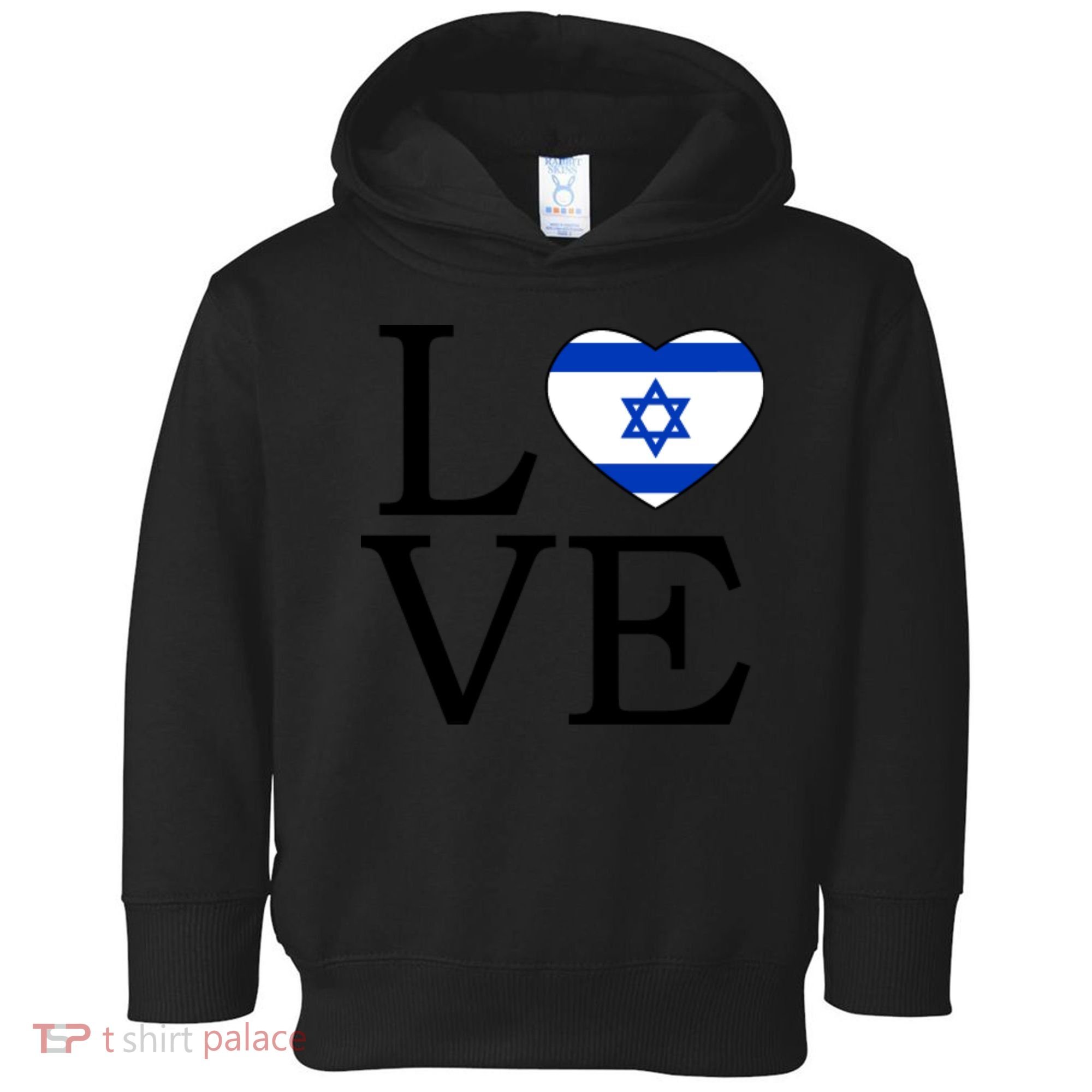 Israel Love Stand With Israel Toddler Hoodie
