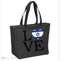 Israel Love Stand With Israel Tote Bag thumb 2