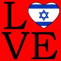 Israel Love Stand With Israel Santa Hat thumb 1