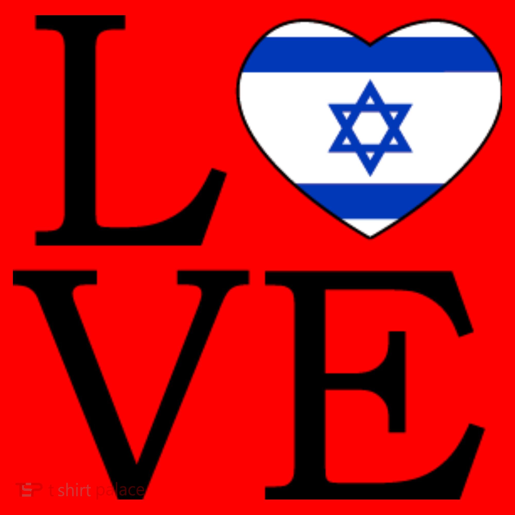 Israel Love Stand With Israel Santa Hat