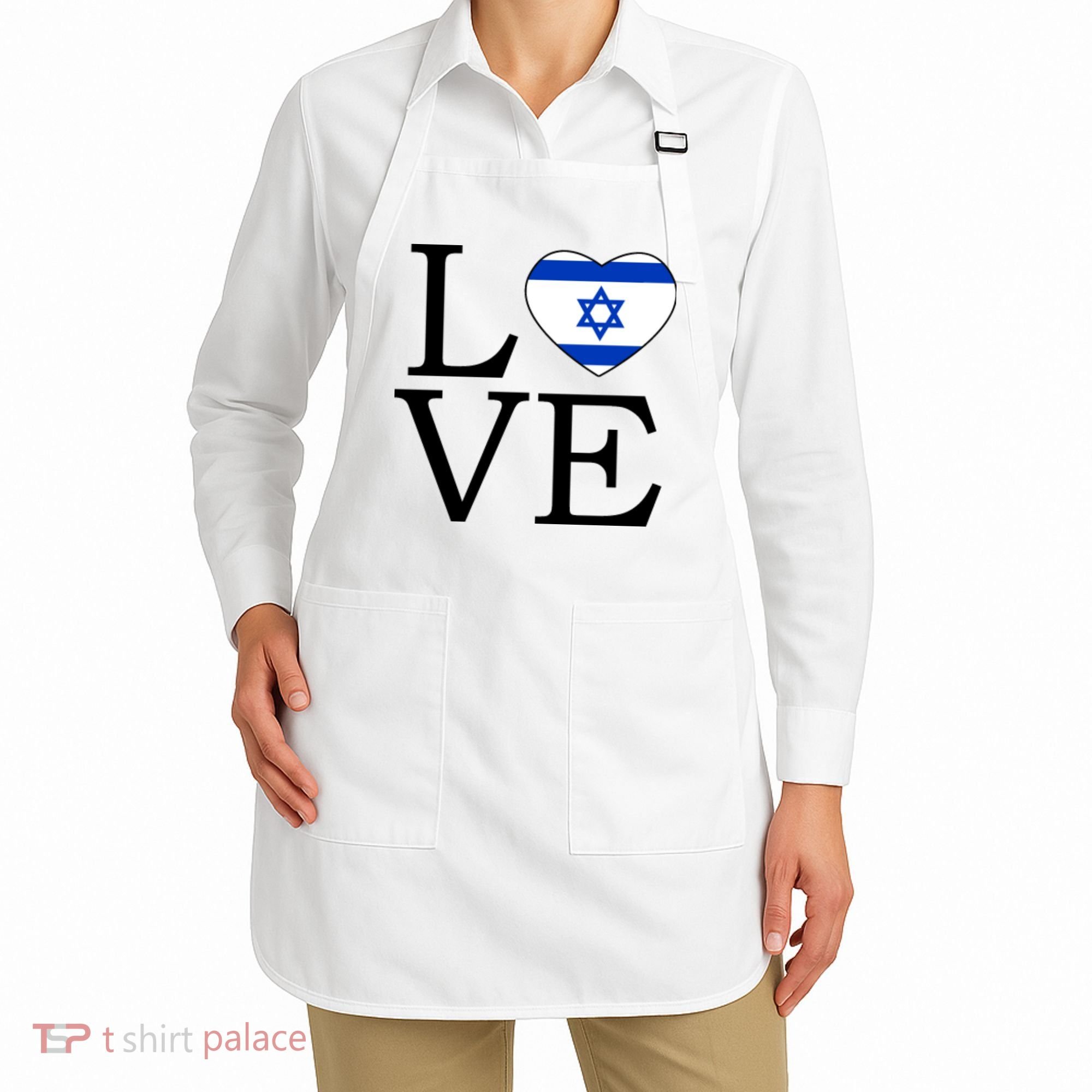 Israel Love Stand With Israel Apron