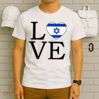 Israel Love Stand With Israel T-Shirt thumb 6