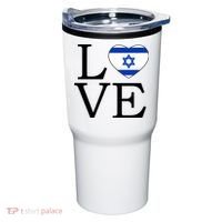 Israel Love Stand With Israel Tumbler thumb 0