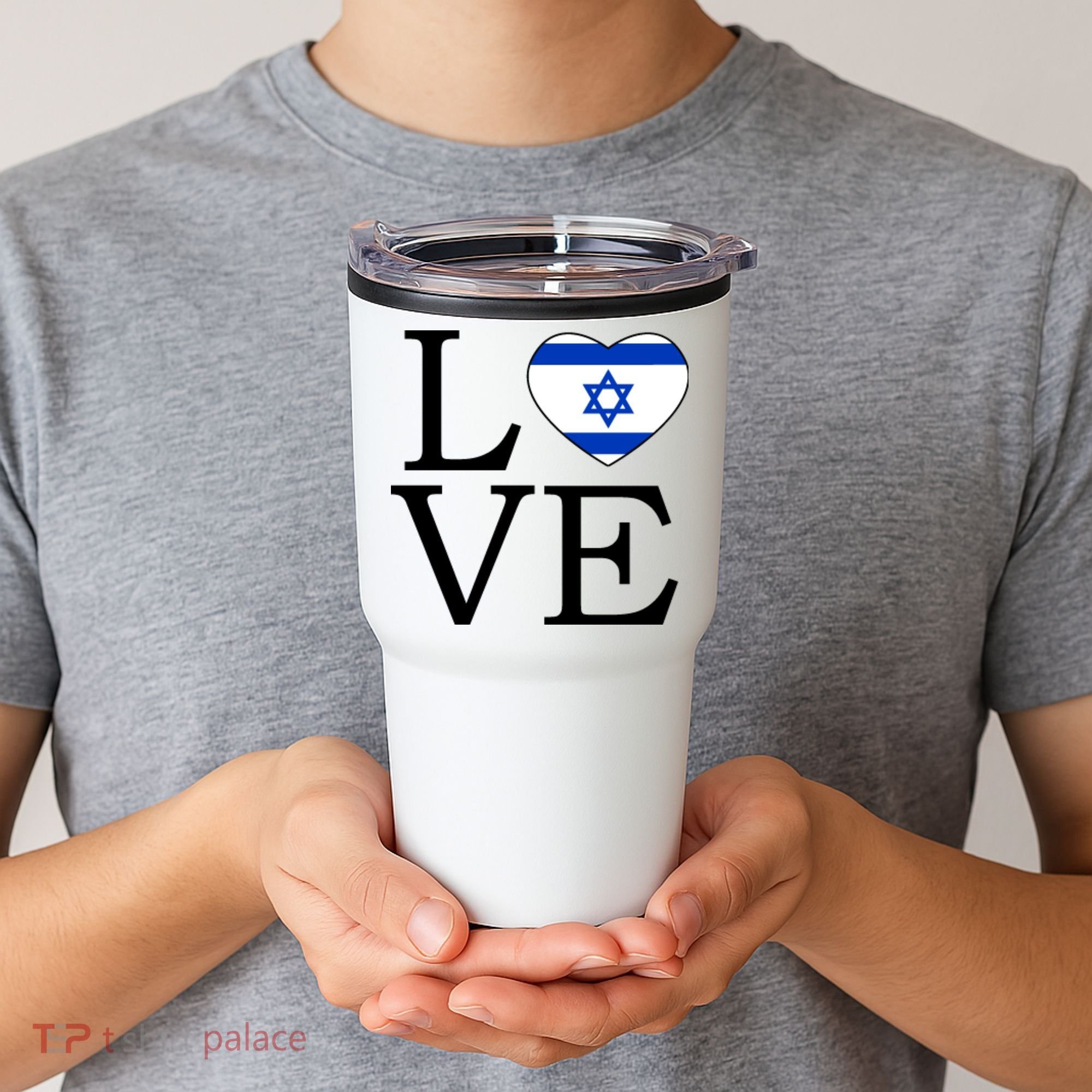 Israel Love Stand With Israel Tumbler