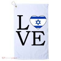 Israel Love Stand With Israel Golf Towel thumb 0