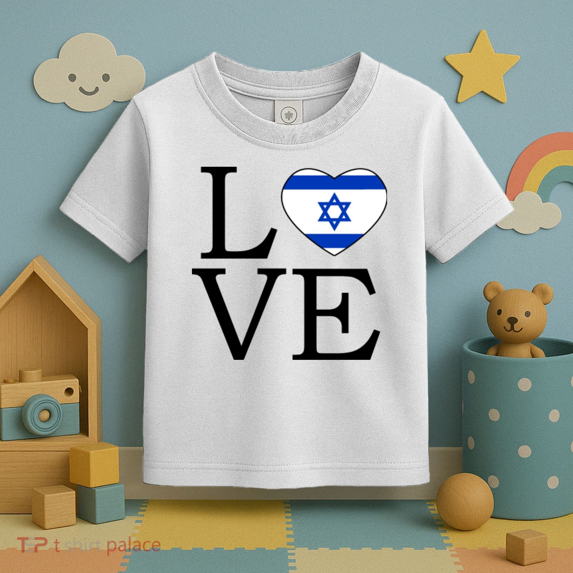 Israel Love Stand With Israel Toddler T-Shirt