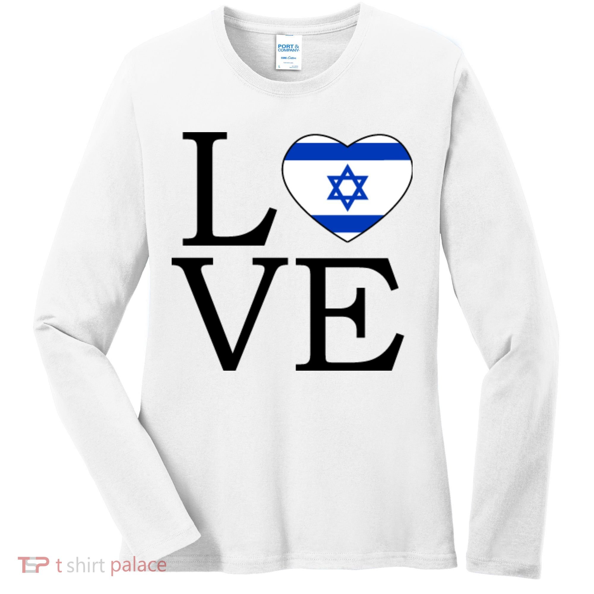 Israel Love Stand With Israel Women's Long Sleeve Shirt