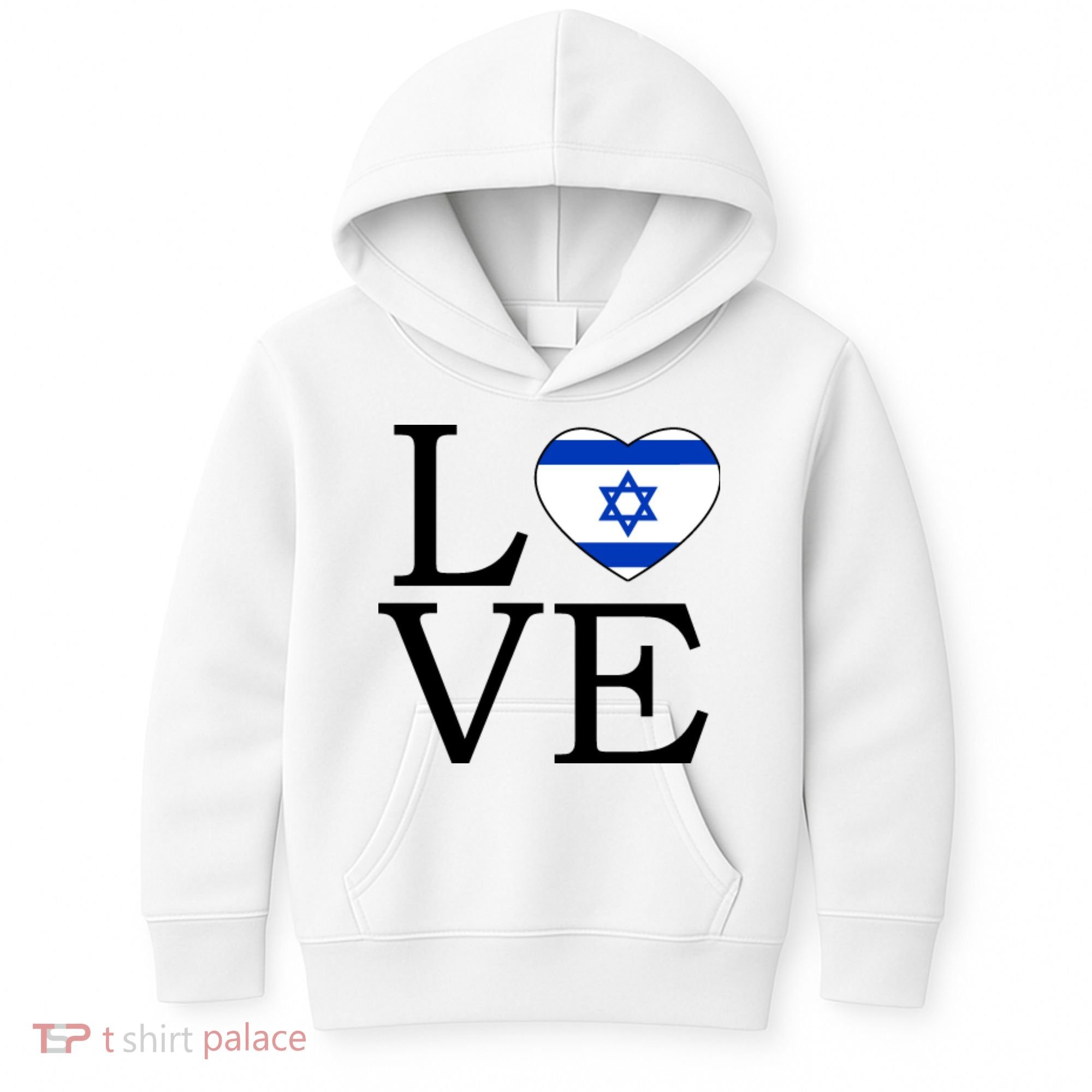 Israel Love Stand With Israel Kids Hoodie