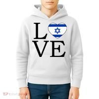 Israel Love Stand With Israel Kids Hoodie thumb 4