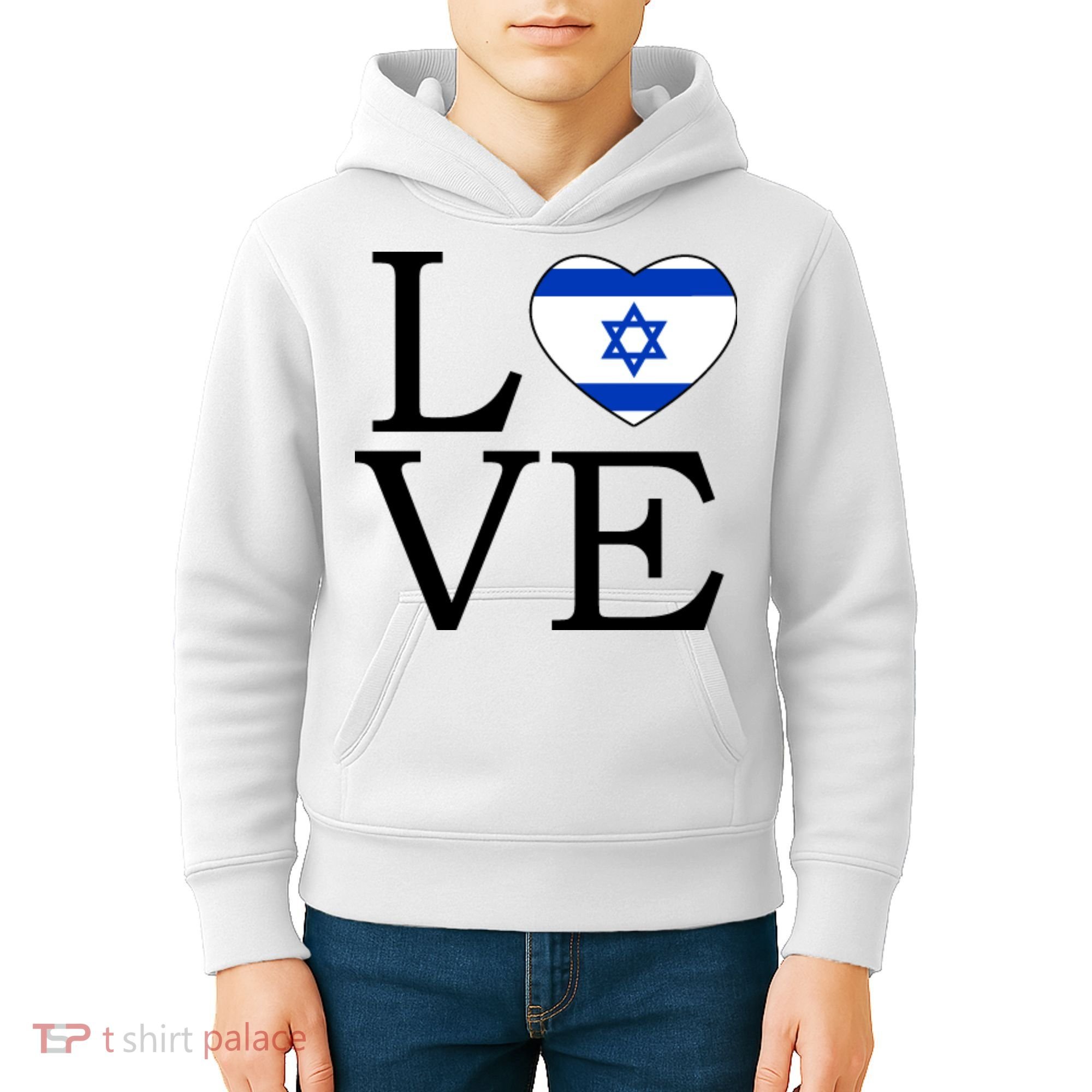 Israel Love Stand With Israel Kids Hoodie