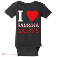 I Love Sabrina Sluts Apparel Baby Bodysuit thumb 0