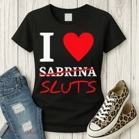I Love Sabrina Sluts Apparel Women's T-Shirt thumb 3