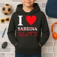 I Love Sabrina Sluts Apparel Kids Hoodie thumb 2