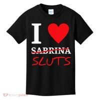 I Love Sabrina Sluts Apparel Kids T-Shirt thumb 0
