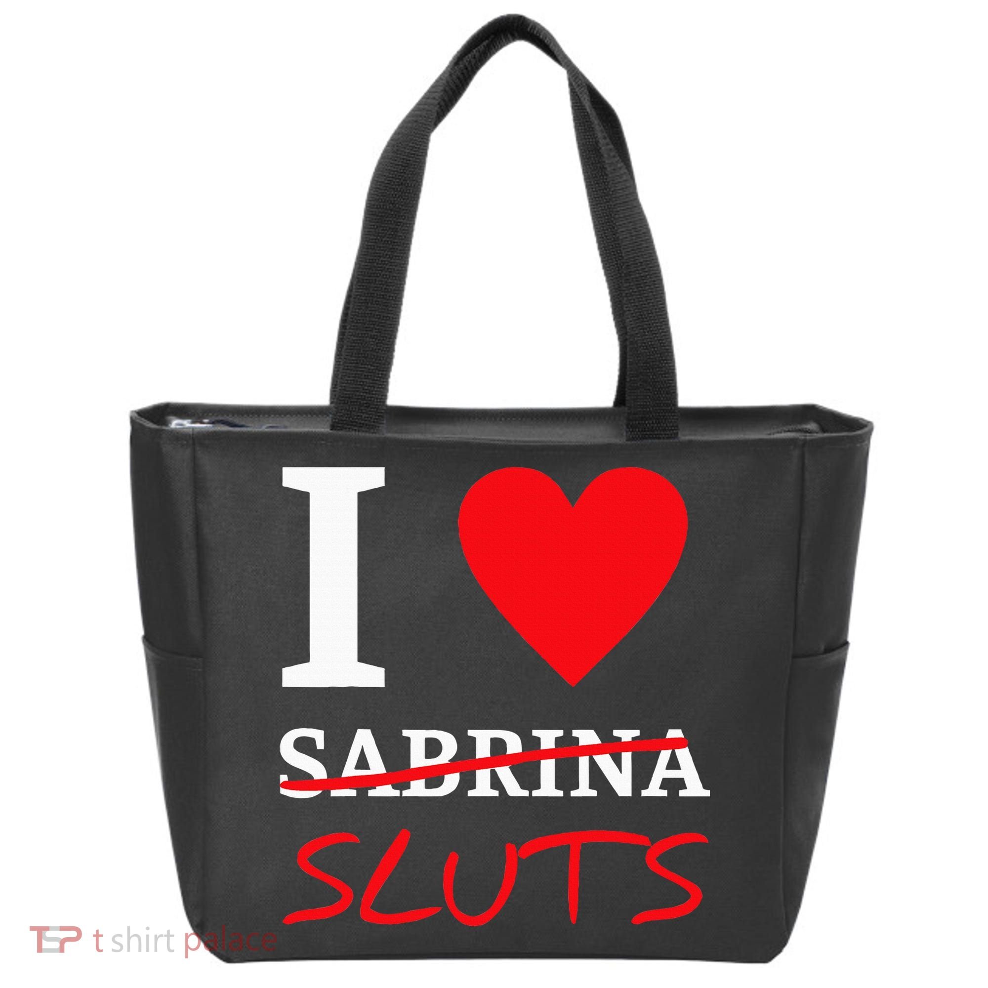 I Love Sabrina Sluts Apparel Tote Bag