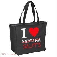 I Love Sabrina Sluts Apparel Tote Bag thumb 2