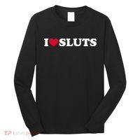I Love Sluts I Heart Sluts Baby Long Sleeve Shirt thumb 0