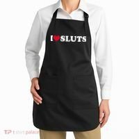 I Love Sluts I Heart Sluts Baby Apron thumb 2