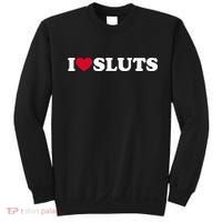I Love Sluts I Heart Sluts Baby Sweatshirt thumb 0