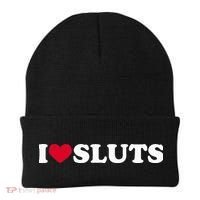 I Love Sluts I Heart Sluts Baby Beanie thumb 0