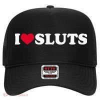 I Love Sluts I Heart Sluts Baby Hat thumb 0