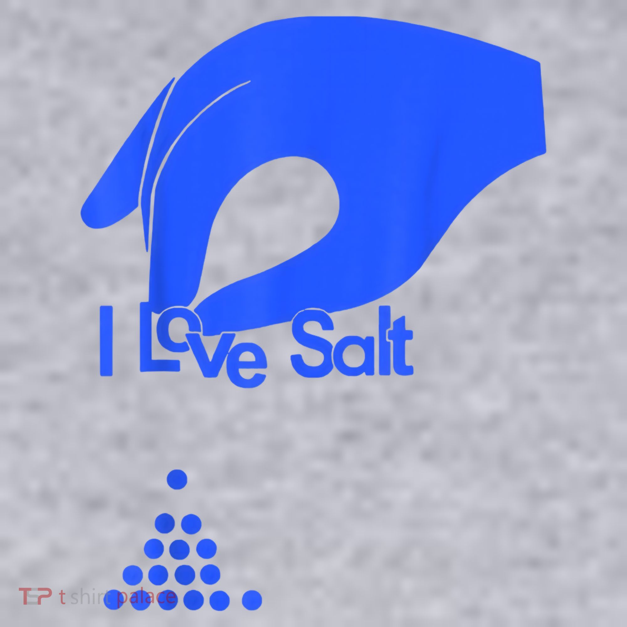 I Love Salt Tee Women's Racerback Cropped Tank