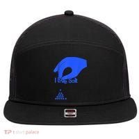 I Love Salt Tee 7 Panel Mesh Trucker Snapback Hat thumb 0