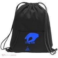 I Love Salt Tee Sweatshirt Cinch Pack Bag thumb 0