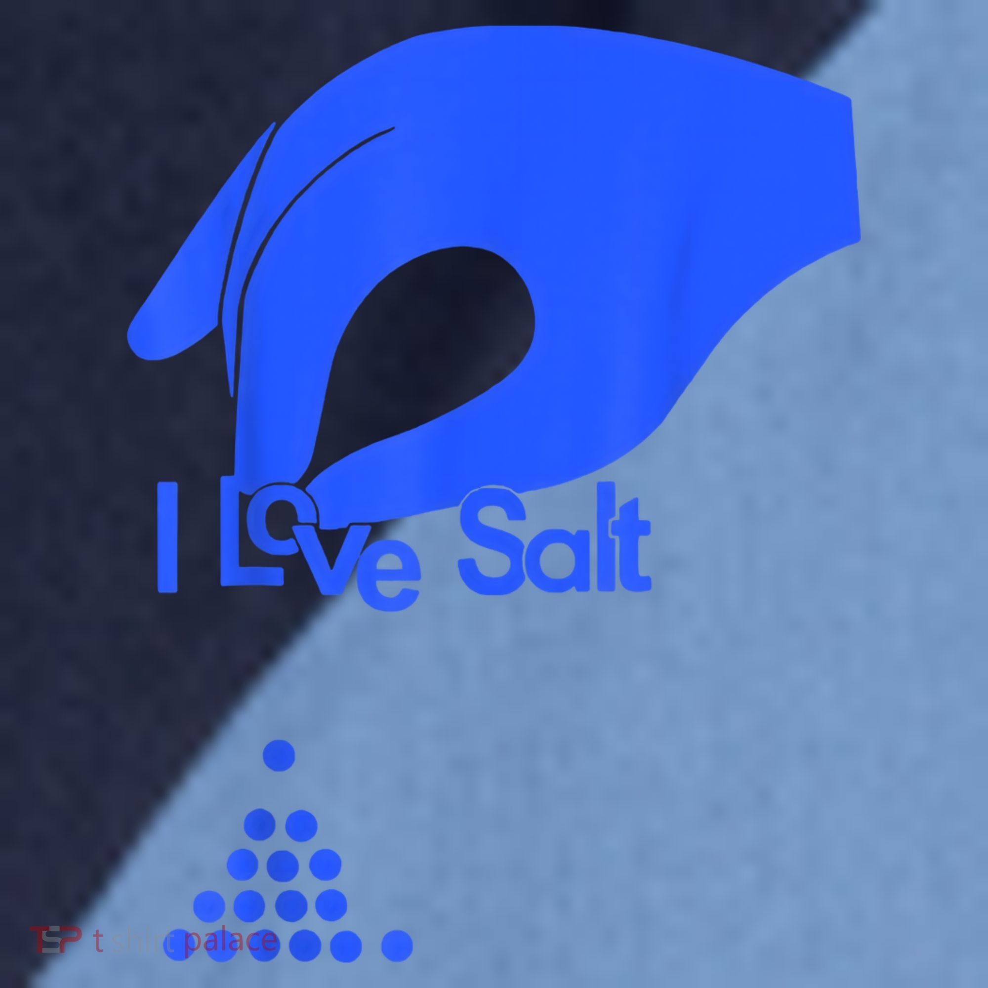 I Love Salt Tee Raglan Baseball Sleeve Shirt
