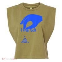 I Love Salt Tee Garment-Dyed Women's Muscle Tee thumb 0