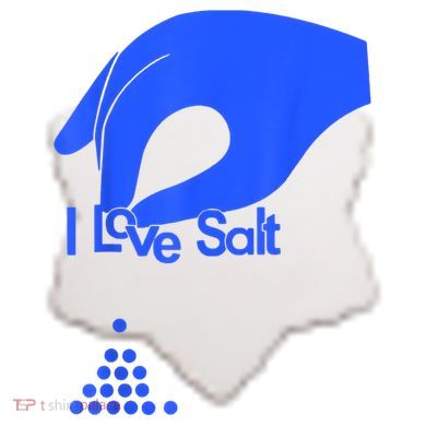I Love Salt Tee Ceramic Ornament