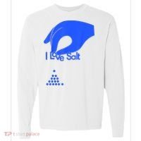I Love Salt Tee Comfort Colors Heavyweight Long Sleeve T-Shirt thumb 0