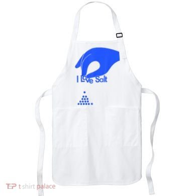 I Love Salt Tee Apron