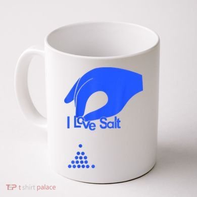I Love Salt Tee Coffee Mug