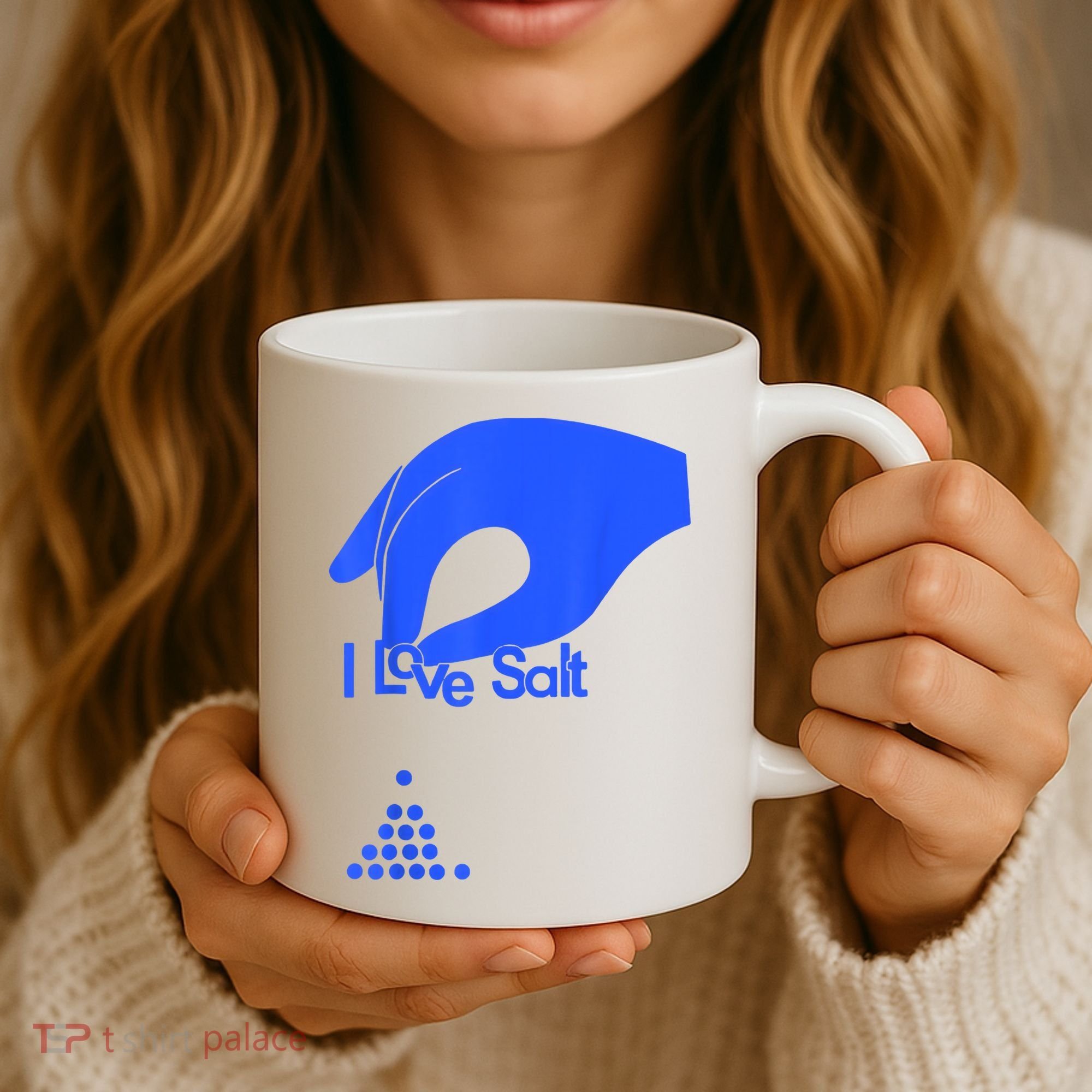 I Love Salt Tee Coffee Mug