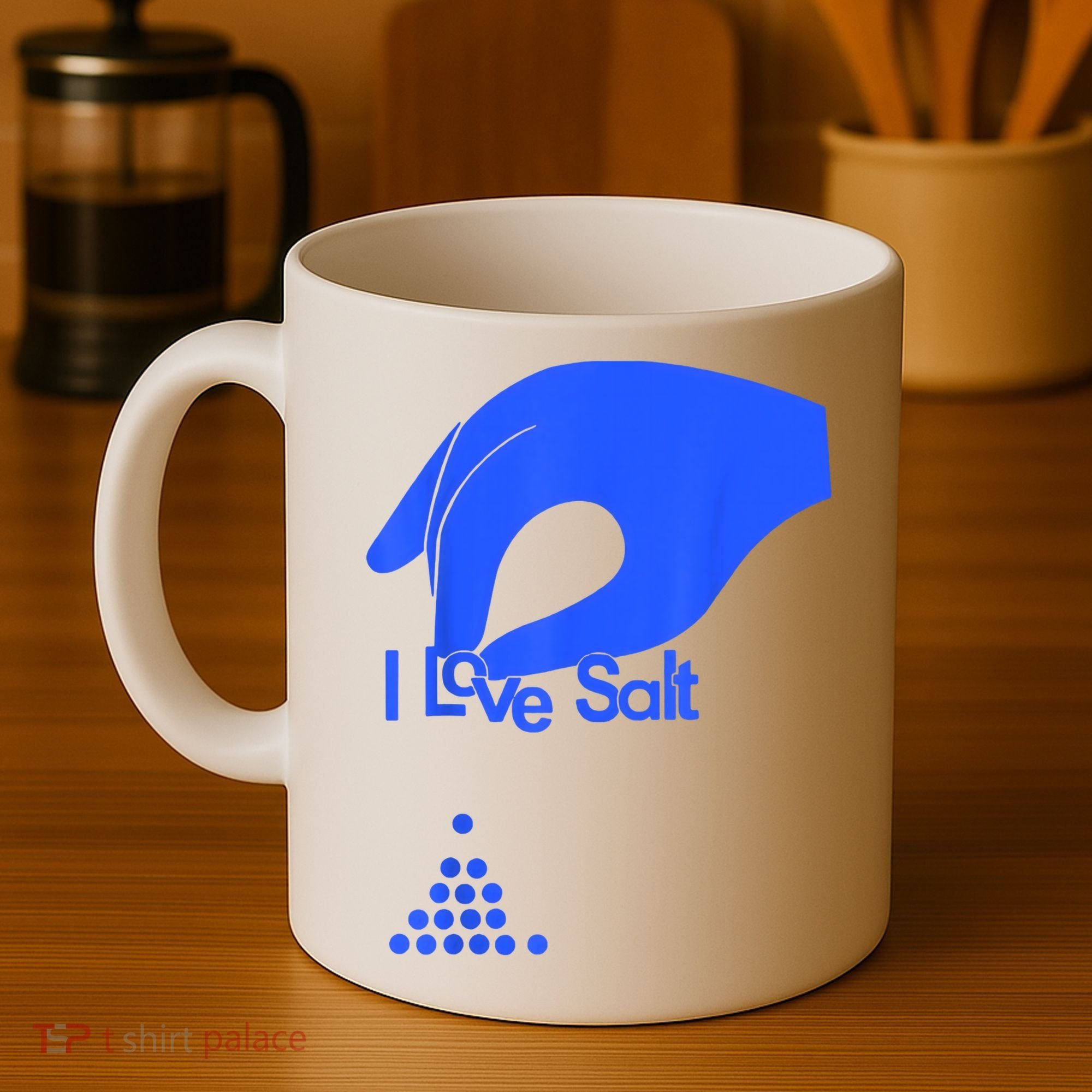 I Love Salt Tee Coffee Mug
