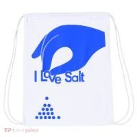 I Love Salt Tee Drawstring Bag thumb 0