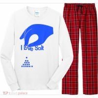I Love Salt Tee Long Sleeve Pajama Set thumb 0