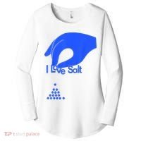 I Love Salt Tee Women's Perfect Tri Tunic Long Sleeve Shirt thumb 0