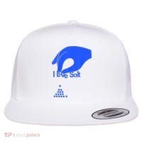 I Love Salt Tee Flat Bill Trucker Hat thumb 0
