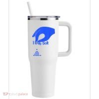 I Love Salt Tee 40oz Vacuum Insulated Stainless Steel Travel Tumbler thumb 0