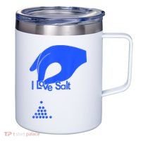 I Love Salt Tee 12oz Stainless Steel Coffee Mug thumb 0