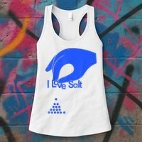 I Love Salt Tee Women's Tank Top thumb 3